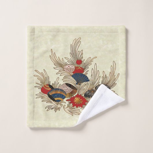 Asian Ocean Deco Bad Handdoek (Wasdoekje)