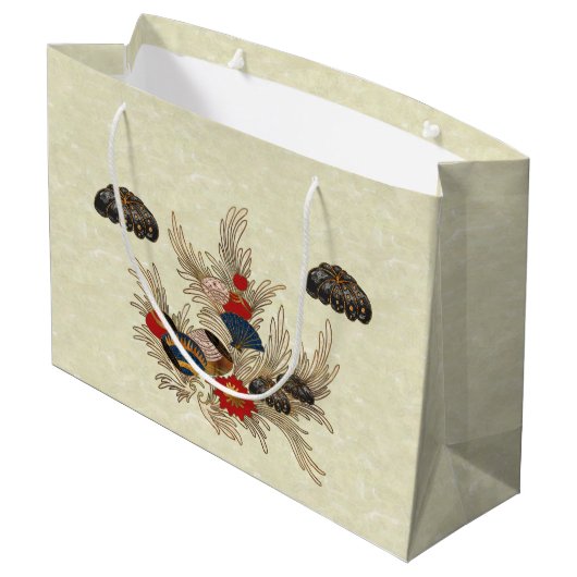 Asian Ocean Deco Groot Cadeauzakje (Achterkant Gekanteld)