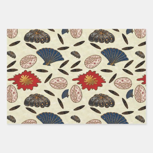 Asian Ocean Deco Inpakpapier Vel (Voorkant 2)