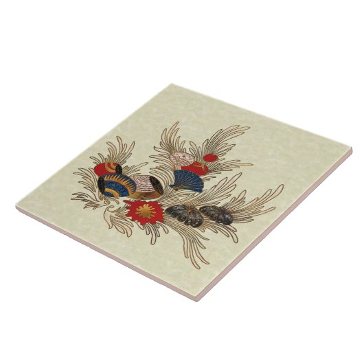 Asian Ocean Deco Tegeltje (Zijkant)