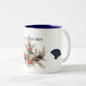 Asian Ocean Deco Tweekleurige Koffiemok (Voorkant rechts)