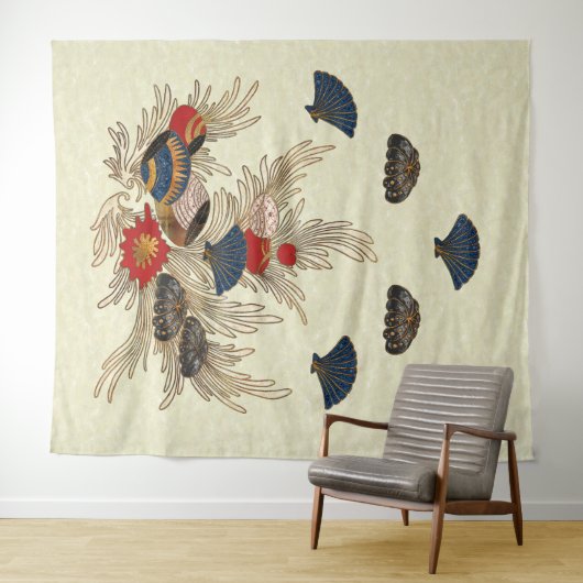 Asian Ocean Deco Wandkleed (In Situ (horizontaal))