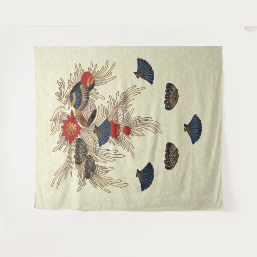 Asian Ocean Deco Wandkleed (Voorkant (horizontaal))