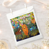 Asian Oerwoud Tiger Sun Beer Peacock Indian Roller Bedankzakje (Geknipt)