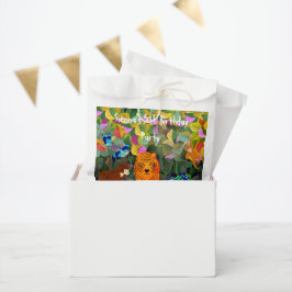 Asian Oerwoud Tiger Sun Beer Peacock Indian Roller Bedankzakje