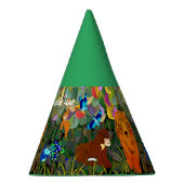 Asian Oerwoud Tiger Sun Beer Peacock Monkey Feesthoedjes (Rechts)