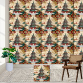 Asian Pagoda Chinoiserie Design Tegel Tegeltje