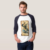 ASIAN Parchment Dragon T-Shirts (Voorkant volledig)