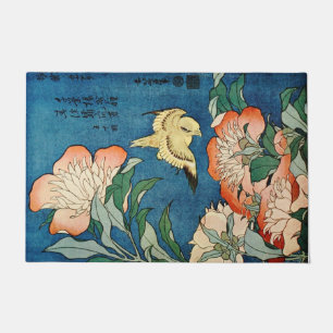 ASIAN PEONIES-deurmat Deurmat