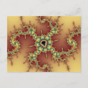Asian Spider - Fractal Briefkaart