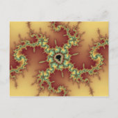 Asian Spider - Fractal Briefkaart (Voorkant)