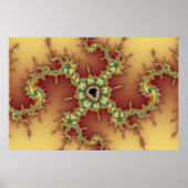 Asian Spider - Fractal Poster (Voorkant)