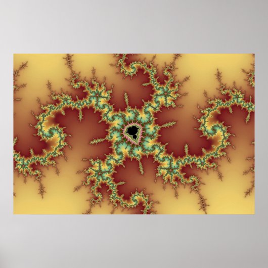 Asian Spider - Fractal Poster (Voorkant)