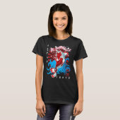 Asian Style Yin Yang Koi Fish Design T-shirt (Voorkant volledig)