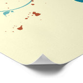 Asian Temple Pagoda en poster voor zoneafdruk (Hoek)