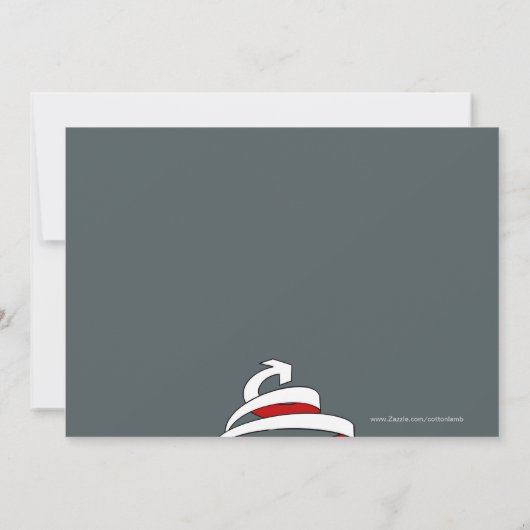 Asian Theme Dinner Party Invitation Kaart (Achterkant)