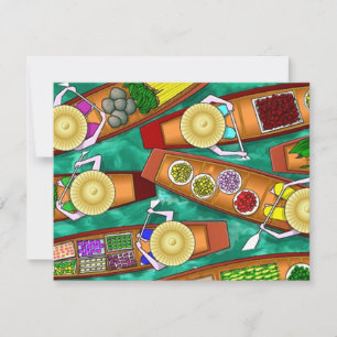 ASIAN TREATS ARTIJ BOATS INVITATION EZ2 CUSTOMIZE KAART