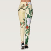 Asian White Lily Flowers All-over-Print Leggings (Achterkant)