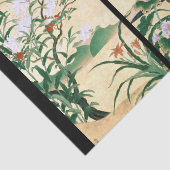 Asian Wisteria Floral Doves Waterfall Tissue Paper Tissuepapier (Detail)