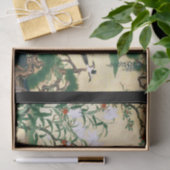 Asian Wisteria Floral Doves Waterfall Tissue Paper Tissuepapier (Geschenk)