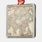 AsiaPanoramic MapAsia 12 Metalen Ornament (Links)