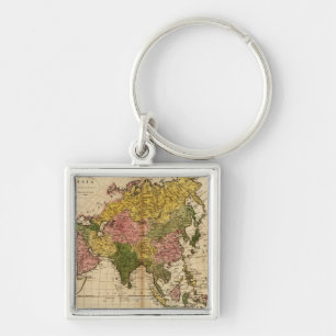 AsiaPanoramic MapAsia 3 Sleutelhanger