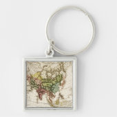 AsiaPanoramic MapAsia 7 Sleutelhanger (Voorkant)