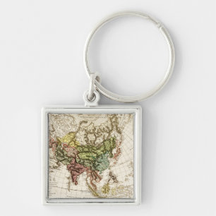 AsiaPanoramic MapAsia 7 Sleutelhanger