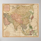 AsiaPanoramic MapAsia 8 Poster (Voorkant)