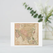 AsiaPanoramic MapAsia Briefkaart (Staand voorkant)