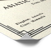 Asiatic Black Bear Zoology Series Poster (Hoek)