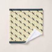 Asiatic Kingfisher Bad Handdoek (Wasdoekje)