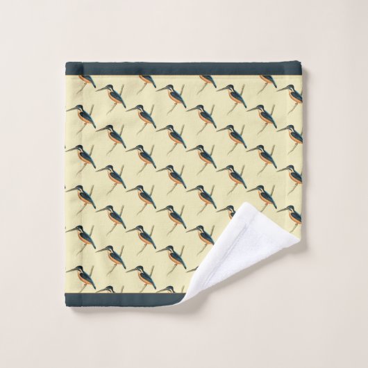 Asiatic Kingfisher Bad Handdoek (Wasdoekje)