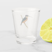 Asiatic Kingfisher Shot Glas (Achterkant)