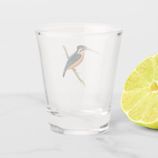 Asiatic Kingfisher Shot Glas (Achterkant)