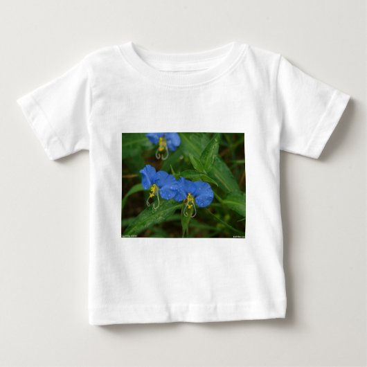 Asiatisch Dayflower Blue WIldflower Apparel & Gift (Voorkant)