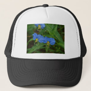 Asiatisch Dayflower Blue WIldflower Apparel & Gift Trucker Pet