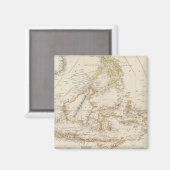 Asiatische archipel magneet (Voorkant / Achterkant)