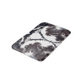 Asiatische Kunst mit Lotusblätter Motiv Badmat (Gekanteld)