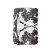 Asiatische Kunst mit Lotusblätter Motiv Badmat (Voorkant Verticaal)