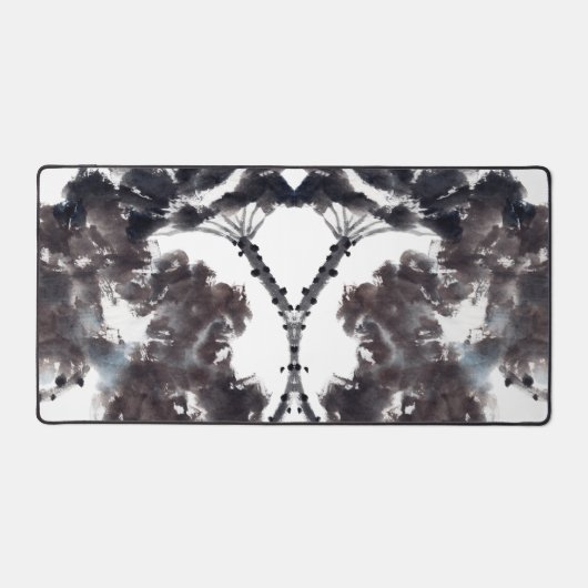 Asiatische Kunst mit Lotusblätter Motiv Bureaumat (Voorkant)