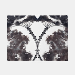 Asiatische Kunst mit Lotusblätter Motiv Deurmat