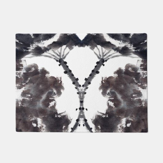 Asiatische Kunst mit Lotusblätter Motiv Deurmat (Voorkant)