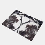 Asiatische Kunst mit Lotusblätter Motiv Deurmat (Schuin)