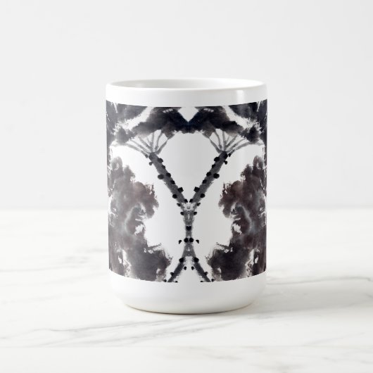 Asiatische Kunst mit Lotusblätter Motiv Magische Mok (Midden)