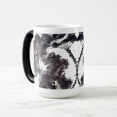 Asiatische Kunst mit Lotusblätter Motiv Magische Mok (Voorkant links)