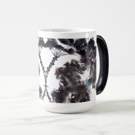 Asiatische Kunst mit Lotusblätter Motiv Magische Mok