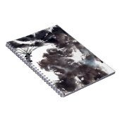 Asiatische Kunst mit Lotusblätter Motiv Notitieboek (Rechterzijde)