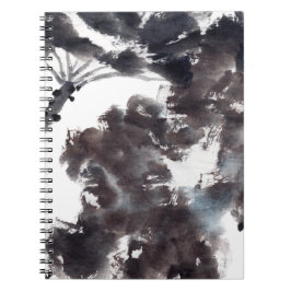 Asiatische Kunst mit Lotusblätter Motiv Notitieboek