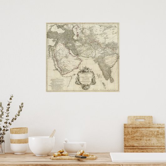 Asie 1 poster (Keuken)